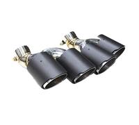 HPZPRPCEW For A6 A7 C8 2020+ Quad Carbon Fiber Car Exhaust Tip Muffler Tip Exhaust System Nozzle Tailpipe Tips Auto Accesories(Carbon Fiber Texture C)