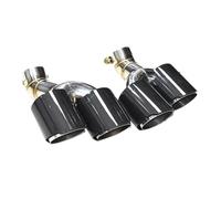 HPZPRPCEW For A6 A7 C8 2020+ Quad Carbon Fiber Car Exhaust Tip Muffler Tip Exhaust System Nozzle Tailpipe Tips Auto Accesories(Carbon Fiber Texture E)