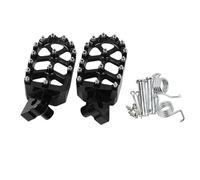 HPZPRPCEW For Africa For Twin XRV 650 XRV 750 XRV650 XRV750 Motorcycle Footrest Footpegs Foot Pegs Rest Pedal Parts Accessories(BLACK)