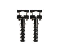 HPZPRPCEW For Aprilia For Caponord 1200 For Rally Motorcycle Bar Lazystep Highway Folding Footrest Storage Foot Pedal Accessories(BLACK)