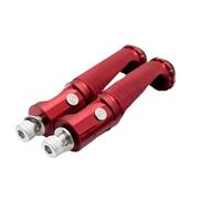 HPZPRPCEW For B&MW S1000RR Motorcycle Folding Footrests Footpegs Foot Rests Pegs Aluminum CNC Universal Rear Pedals Rearset Set(RED)