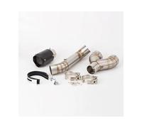 HPZPRPCEW For B&MW S1000RR S1000rr 2010 2011 2012 2013 2014 2015 2016 Motorcycle Exhaust System Exhaust Link Pipe Exhaust Muffler(Style D)