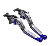 HPZPRPCEW for Bajaj for Dominar 400 2017-2022 2023 Motorcycle Accessories Adjustable Extendable Folding Brake Clutch Levers(Gray Blue)
