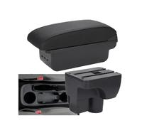 HPZPRPCEW For C&hevrolet For Sail 3 Armrest Box For C&hevrolet For Aveo 3 Car Armrest Retrofit Parts Storage Box Decoration Car Accessorie(B2 black line 3USB)