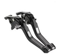 HPZPRPCEW for CBR600RR 2007-2017 Motorcycle Accessories Adjustable Brake Clutch Levers(Black Gray)