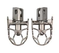 HPZPRPCEW For CFMOTO 450MT MT450 450 MT 450 2023 2024 2025 Motorcycle Parts Rotatable Foldable Footrest Footpegs Foot Pegs Pedals