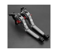 HPZPRPCEW for CFMOTO 700CLX 700CLX CLX700 700 CLX Adv Sport Versions Motorcycle Accessories Adjustable Extendable Brake Clutch Levers(Gray Black)