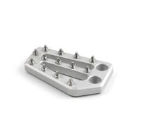HPZPRPCEW For CFMOTO 800MT MT800 MT 800 MT Motorcycle Rear Foot Brake Pedal Extender Enlarger Extension Footpeg Plate Accessories(Silver)