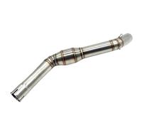 HPZPRPCEW For CFMOTO NK400 NK650 NK 650 Slip On Motorcycle 51mm Exhaust Escape System Modified Muffler Middle Link Pipe Elbow