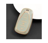 HPZPRPCEW For Chevrolet For Chevy For Malibu For Camaro For Cruze For Traverse For Sonic For Equinox TPU Car Key Case Cover Shell Fob(Green,4A button)