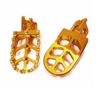 HPZPRPCEW For CR125 CR250 CRF 250 X 300 L 450 150 R CRF250L CRF300L CRF1000L CRF1100L Motorcycle FootRest Footpegs Foot Pegs Pedals(Gold)