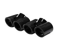 HPZPRPCEW For Defender 90 110 130 2.0T 3.0T 2020 2021 2022 2023 2024 Exhaust Conversion Quad Sport Carbon Fiber Tailpipe Muffler Trim Mouth(2.0T Carbon Fiber Texture)