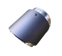HPZPRPCEW For Discovery Sport 2015 2016 2017 Muffler End Pipe Exhaust Car Tip Carbon Fiber Tail Decoration Cover Accessories(FLAT)