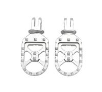 HPZPRPCEW For Ducati For Scrambler 400 800 1100 2014-2021 Motorcycle Adjustable Rear Footrest Foot Pegs Rotatable Foot Rest Footpegs(Silver)