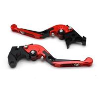 HPZPRPCEW for F650GS F650 GS 650GS 2003-2010 2009 2008 2007 Adjustable Foldable Extendable Motorcycle Brake Clutch Lever(Red Black)