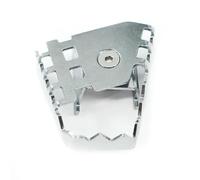 HPZPRPCEW For F650GS F800GS F700GS GS 1200 R1200GS R1250GS R1150GS Rear Foot Brake Pedal Lever Enlarge Extension Footrest Pad Extender(Silver)