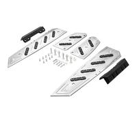 HPZPRPCEW For Forza350 For FORZA 350 NSS 350 2018-2024 Motorcycle Accessories Footrest Footboard Step Footpad Pedal Plate Foot Pegs(Silver)