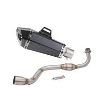 HPZPRPCEW For Grom M3 MSX 125 MSX125 2013 2014 2015 2016 2017 2018 2019 Slip On Motorcycle Exhaust Muffler Contact Middle Middle Pipe(Style H)