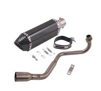 HPZPRPCEW For GROM MSX125 MSX-125 MSX 125 SF 2013-2020 2021 Motorcycle Exhaust System Escape Front Link Pipe With Muffler DB Killer(Style h)