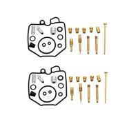 HPZPRPCEW For Hawk 400 CB400T CB400N CB400 CB 400 TN 1978 1979 1980 1981 Motorcycle Carburetor Repair Rebuild Kit 2 Sets