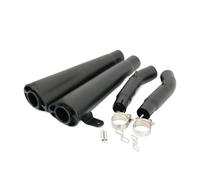 HPZPRPCEW For Hayabusa GSXR1300 GSX1300 2008 2009-2018 Motorcycle Exhaust Full Systems Slip On Modified Motorcross Escape Moto Mid Pipe(BLACK)