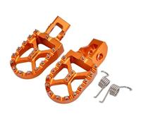 HPZPRPCEW For Husqvarna TE 300 250 FE 350 450 501 TX 300 TC 125 250 FX FC 350 450 Foot Pegs FootRest Footpegs Rests(Orange)