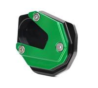 HPZPRPCEW For Kawasaki For Ninja ZX6R ZX10R Zx6r ZX-6R ZX-10R Zx10r 2017-2023 2024 Motorcycle Enlarged Plate Side Stand Kickstand(Green)
