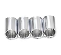 HPZPRPCEW For M2 M3 M4 F80 F82 F83 F87 Exhaust SystemTailpipe Cover Stainless Steel Muffler Nozzle Modification Accesories(Silver,4pcs)