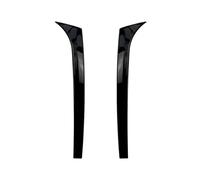 HPZPRPCEW For Mercedes For Benz For C-Class W204 Variant Wagon C200 C260 2007-2014 Rear Window Side Spoiler Trim ABS Gloss Black