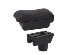HPZPRPCEW For Mitsubishi For Attrage For Mirage For Mirage For Space Star Car Armrest Box Storage Box Retrofit Parts(B2 Black red 3USB)
