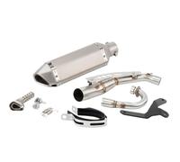 HPZPRPCEW For Monkey 125 2019 2020 2021 2022 2023 Escape Slip-on Motorcycle Exhaust Muffler With Mid Link Pipe Modified Accessories(Style C)