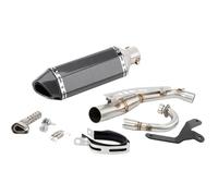 HPZPRPCEW For Monkey 125 2019 2020 2021 2022 2023 Escape Slip-on Motorcycle Exhaust Muffler With Mid Link Pipe Modified Accessories(Style G)
