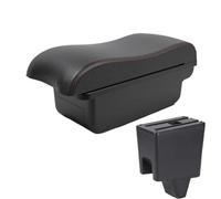 HPZPRPCEW For Proton For Saga Armrest Storage Box Leather Arm Rest Car-styling USB Center Centre Console Accessories(A1 Black red NO USB)