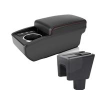 HPZPRPCEW FOR PROTON FOR SAGA FLX/FL/BLM 2008-2019 Car Accessories Console Box Center With Cup Holder Storage Box(B1 Red line 6 usb)
