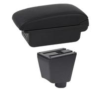 HPZPRPCEW For R&enault For Clio 4 Armrest For R&enault For Captur For Clio 3 III IV Car Armrest Box Car Storage Box Cup Holder Ashtray(C1 Black line)