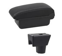 HPZPRPCEW For R&enault For Duster For Dacia I 2010-2019 Armrest Box Central Store Content Captur Armrest Box(B1 White Line)