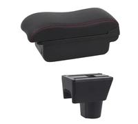 HPZPRPCEW For R&enault For Duster For Dacia I 2010-2019 Armrest Box Central Store Content Captur Armrest Box(B2 Red Lin)