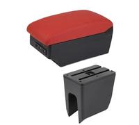 HPZPRPCEW For R&enault For K-ZE Car Armrest Box Center Storage Box Internal Retrofit USB Charging(C red 7USB)