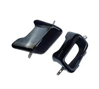 HPZPRPCEW For Range Rover Sport 3.0T 2018 2019 2020 2021 2022 Car Square Mouth Black Muffler Tailpipe Nozzle Tip Stainless Steel Accesories(BLACK)