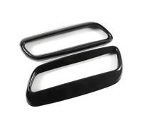 HPZPRPCEW For Range Rover Sport L461 2023 2024 Glossy Black Chrome Stainless Steel Car Exhaust Pipe Cover Trim Accessories(Style A)