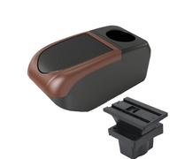 HPZPRPCEW For S&koda For Octavia Armrest Box For S&koda For Yeti Mk2 A5 Car Armrest Box Car Accessories Interior Parts(B3 Brown frame 6USB)