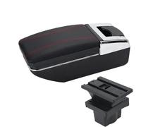 HPZPRPCEW For S&koda For Octavia Armrest Box For S&koda For Yeti Mk2 A5 Car Armrest Storage Box Car Accessories(A1 Black red NO USB)