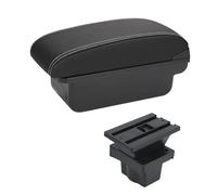 HPZPRPCEW For S&koda For Yeti For Octavia A5 Armrest Box Central Store Content Storage Box Armrest Box With Cup Holder USB Interface(A white line No USB)
