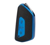 HPZPRPCEW For Seat For Leon Mk4 For Cupra For Formentor Keychain TPU Car Key Cover Case Shell Holder Accessories(Blue)