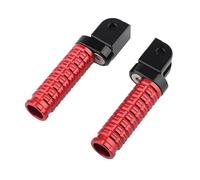 HPZPRPCEW For Shotgun 650 For Hunter 350 For INTERCEPTOR 650 For CONTINENTAL 650 GT650 Driver Front Foot Pegs Footrests Pedals(RED,B)