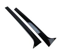 HPZPRPCEW For Skoda For Octavia For Estate 2014-2019 Auto Replacement Parts Canard Splitter Pair Rear Window Side Spoiler Wing Gloss Black