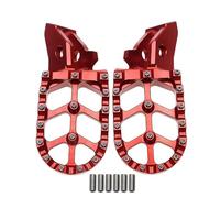 HPZPRPCEW For Surron For Sur-Ron For Ultra Bee Off-Road Electric Vehicle EnduroDirt Bike Motorcycle Footpeg Footpedal Footrest Foot Pegs(RED)