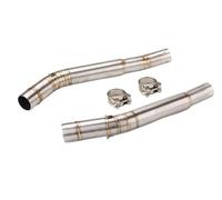 HPZPRPCEW For SUZUKI For Hayabusa GSX1300R GSXR1300 2008-2020 Motorcycle Exhaust Escape Modify Left Right Side Link Pipe Connect 51mm Muffer(Style B)