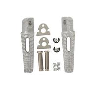 HPZPRPCEW For Suzuki GSXR 600 GSX-R 750 2006-2020 For GSXR1000 2005-2020 For B-KING 2008-2013 Motorcycle Rear Passenger Footrest Foot Pegs(Silver)