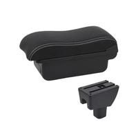 HPZPRPCEW For Toyota For Agya For Wigo Armrest Box Interior Parts Car Center Console Arm Storage Elbow Rest With USB(C3 Black white NO USB)